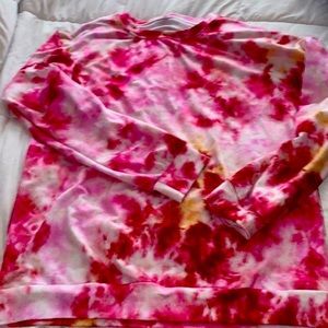 Long sleeve tie dye shirt